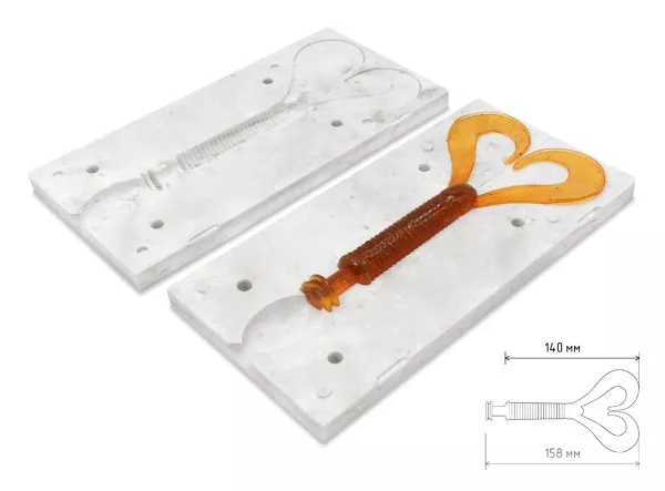 Бактейл Miuras Mouse 5.5 140 мм (комплект форм) 2