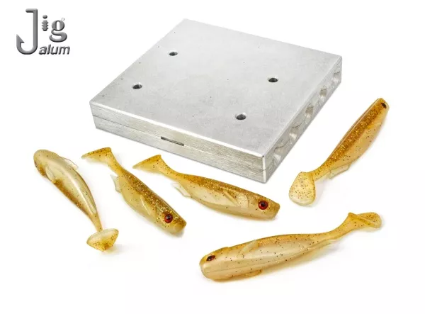 Spark Shad 3.8 98 мм х 5 мест DUOCOLOR Алюминий - 3
