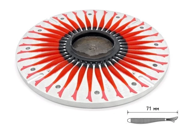 Центробежная форма Fish Tail Ringer 2.8 71 мм x 36 мест Алюминий - 2