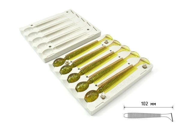 Ребристый 4 102 мм x 5 мест Duocolor - 2