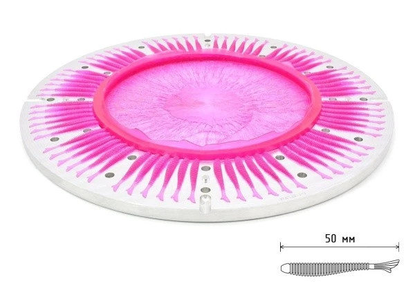 Центробежная форма Fish Tail Ringer 2 50 мм x 72 места Алюминий - 2