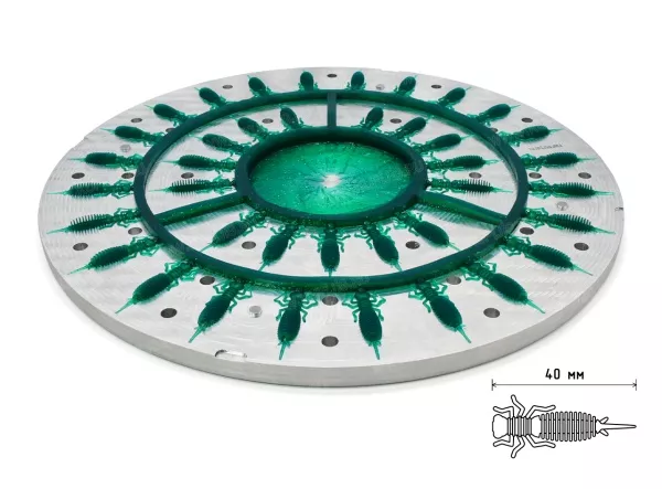 Центробежная форма Larva 1.6 40 мм x 39 мест Алюминий 2