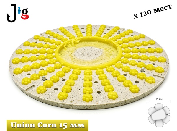 Центробежная форма Union Corn 15 мм х 120 мест - 2