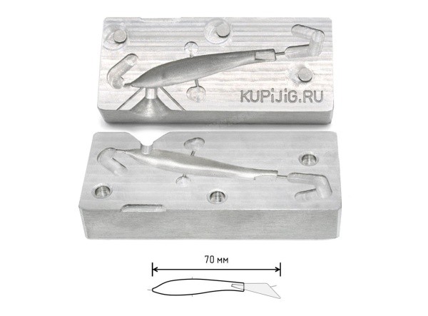 Форма для литья балансира Jigging Rap 70 мм - 2