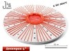 Центробежная форма Доширак 4 100 мм х 60 мест Алюминий - 2