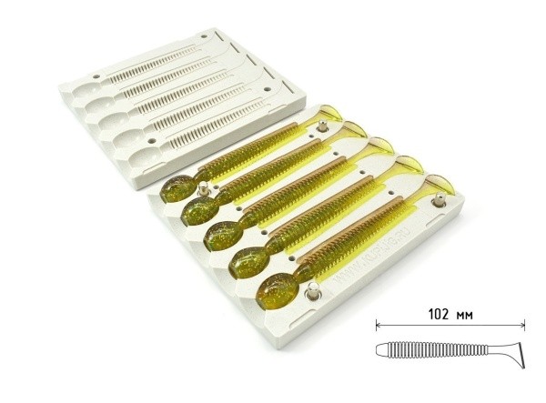 Ребристый 4 102 мм x 5 мест Duocolor - 2