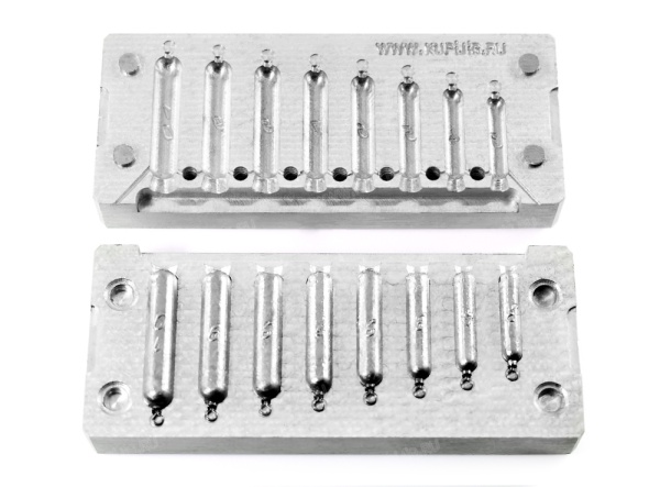 Форма для литья грузил Палочки от 3 до 10 г - 1