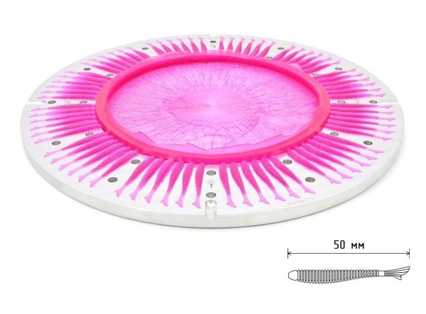 Центробежная форма Fish Tail Ringer 2 50 мм x 72 места Алюминий - 2