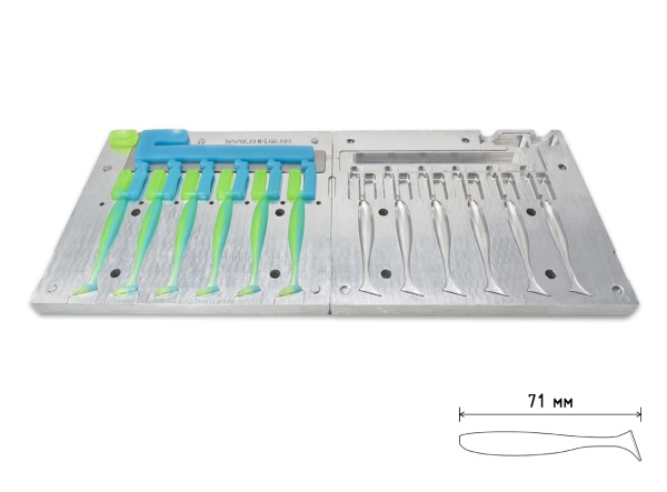 Малек 2.8 71 мм x 6 мест JIG-MAKER Алюминий 2